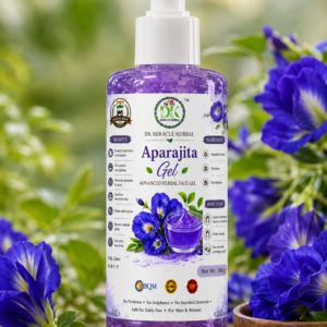 Aparajita Face Gel for Glowing Skin | Natural Herbal Skin Care with Butterfly Pea Extract | Lightweight Hydrating Moisturizer for Face & Body | Non-Sticky Daily Use Gel